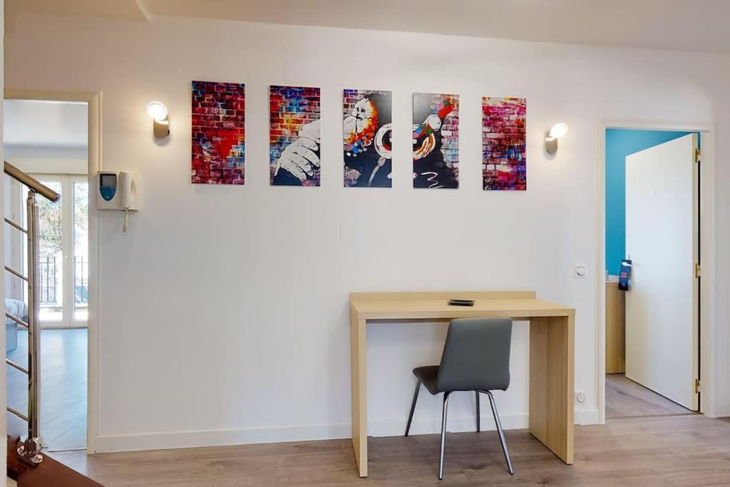 03.Studio#Creteil#Loft#Cinema#Terrasse Luaran gambar